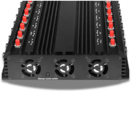 Ultra-powerful 20-antenna jammer with remote control