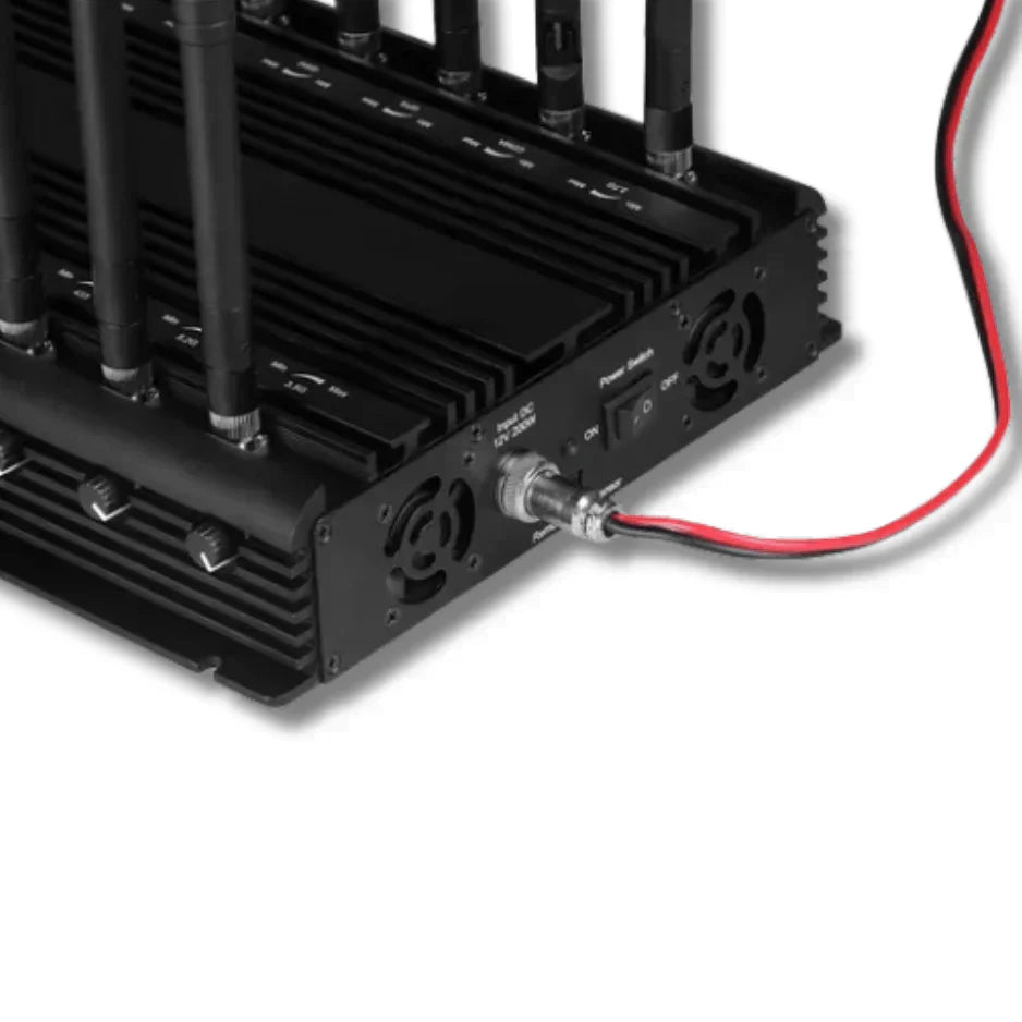 Ultra-powerful 20-antenna jammer with remote control