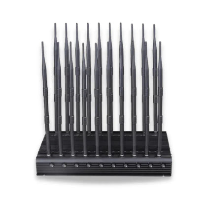 Ultra-powerful 20-antenna jammer with remote control